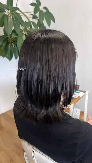 ミディアム 【Natural】 KURUMI🍒のヘアスタイル