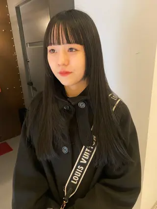 ロング みやけ ひなのヘアスタイル