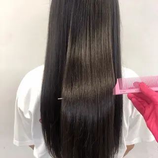 ロング I S所属・🌿透明感カラー 縮毛矯正✨かずきのヘアスタイル