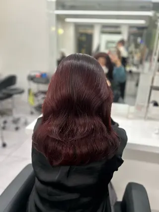 カラー 透明感ベージュ🤎 ナチュラルレイヤーのヘアスタイル