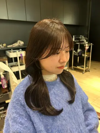🎀大竹美侑／顔まわ りカット／レイヤーのヘアスタイル