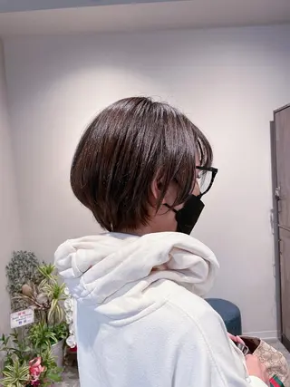 ショート カラー ✨髪質改善/ハイトー ン/艶髪高山のヘアスタイル