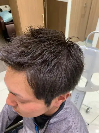 メンズ 女性カットモデル 募集中店長　伊熊祐紀のヘアスタイル