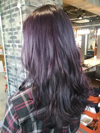 ロング カラー パーマ 代表 中島貴志のヘアスタイル