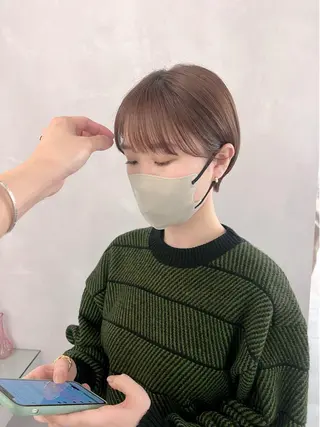 ショート foto所属・𝐁𝐋𝐔𝐄𝐓 /カット特化/新宿のヘアスタイル