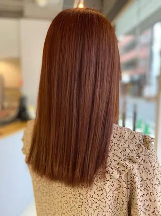 ロング カラー 菊地 美憂のヘアスタイル