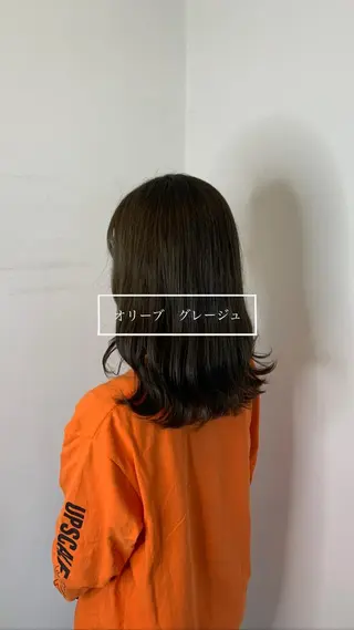 ロング メンズバレイヤージュ 斉藤春のヘアスタイル