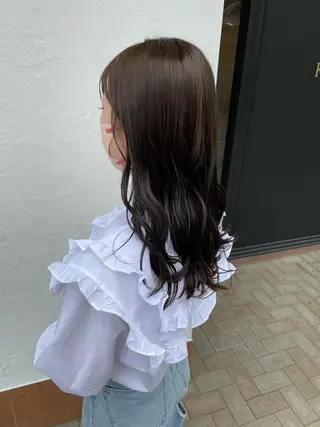 セミロング 亀川蓮 Agu hairのヘアスタイル