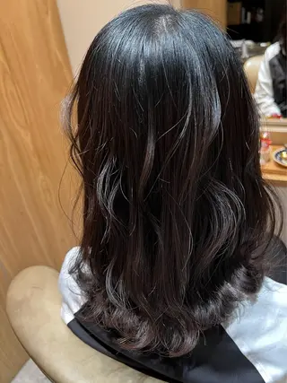 セミロング 大河原 美優のヘアスタイル