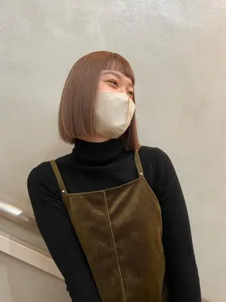 ミディアム 佐藤 永夏のヘアスタイル