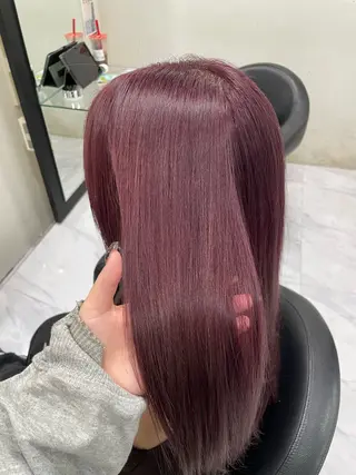 セミロング カラー 🐥くまがい💛 ダブルカラー／パーマのヘアスタイル