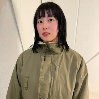 ミディアム カラー 野村矩樂/パーマ /縮毛矯正のヘアスタイル