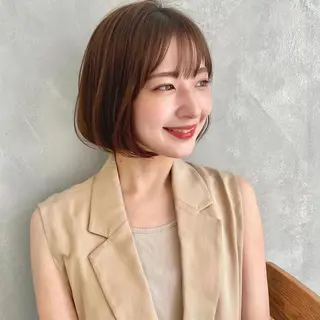 ショート カラー パーマ 💫期間限定価格💫 似合わせカット🧚のヘアスタイル