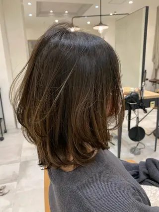 ミディアム カラー ima所属・メンズカット ニヘイのヘアスタイル