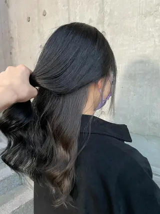 ロング カラー ヘアアレンジ salowin新宿East3階所属・艶美髪/髪質改善 /縮毛矯正/木元渓太のヘアスタイル