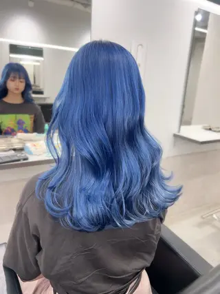 カラー GiseL さあや博多ハイトーンのヘアスタイル