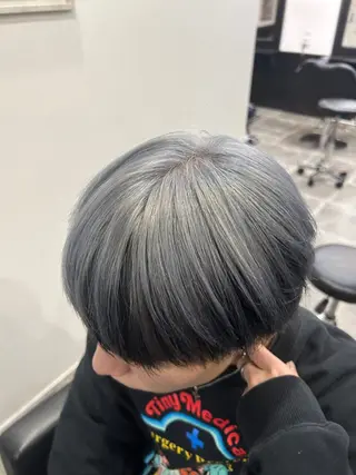 ショート カラー 永田 雄真のヘアスタイル
