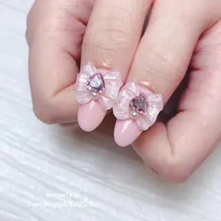 ミディアム ネイル 👑enen style👑のネイルデザイン