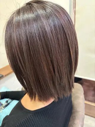 ショート カラー ショート・パーマ・デ ザインカラー/むつみのヘアスタイル