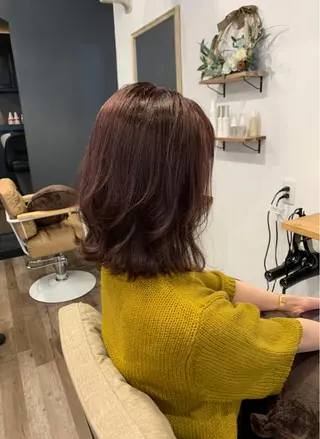 ミディアム 堀田 英樹のヘアスタイル
