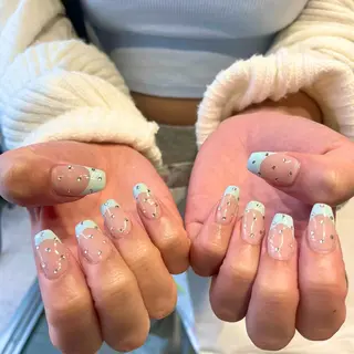 ネイル 🫧飛山琉桜/二条 ネイルアート/束感のマツエク・マツパデザイン