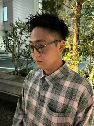 ショート メンズ charme所属・💈メンズカット ✂︎伊藤大輝💈のヘアスタイル