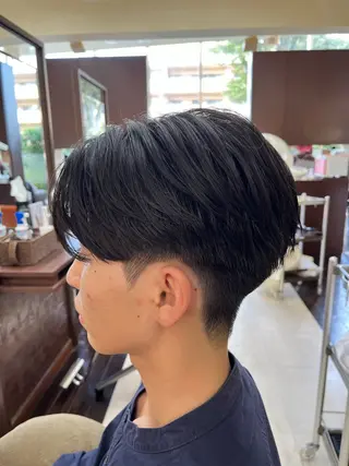 ショート パーマ メンズ AROH  men's cut&men's perm 船橋店所属・🧊メンズ特化🧊 高木航希のヘアスタイル