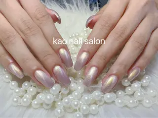 ネイル kao nail マグネット/長さだしのネイルデザイン