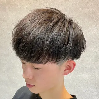 ショート カラー パーマ ヘアアレンジ メンズ 仕上がり満足度No. 1🔥BLUCK🔥のヘアスタイル