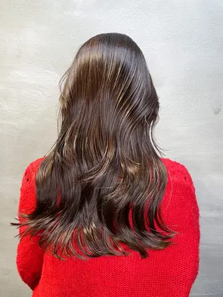 ロング カラー 透明感カラー×小 顔レイヤー♡ヒデさんのヘアスタイル