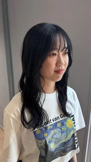 カラー 鈴木 雅捺のヘアスタイル