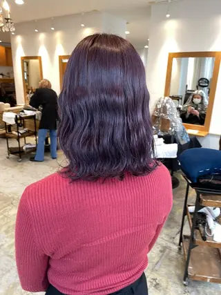 ミディアム バレイヤージュモデル 小林匠❤️‍🔥のヘアスタイル