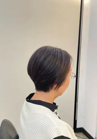 ショート カラー スーパーカット　tip&toe所属・松山弘樹/ 佐倉/髪質改善のヘアスタイル