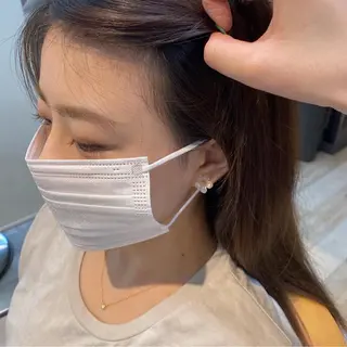 セミロング wakana 【ブリーチカラー】のヘアスタイル