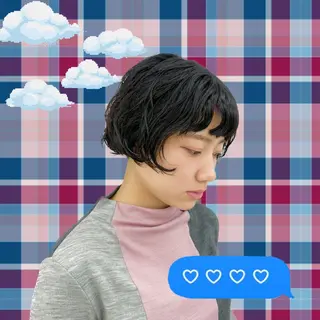 ショート パーマ hollo原宿所属・パーマ/ハイトーン 🎀Rumiのヘアスタイル