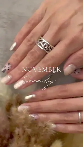 ネイル Seemly 千田町店所属・フラワーパラジェル 🌸シームリーエミのネイルデザイン