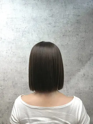 ミディアム 町田/透け感/透明感 Shibuのヘアスタイル