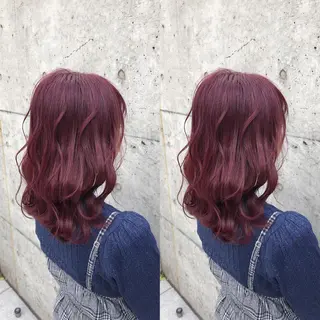 セミロング カラー ヘアアレンジ メンズ キッズ 💟Chloe原宿店 🩶ハイトーンのヘアスタイル