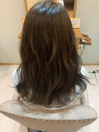 セミロング カラー ぱつボブ/ ショート/YUKIのヘアスタイル