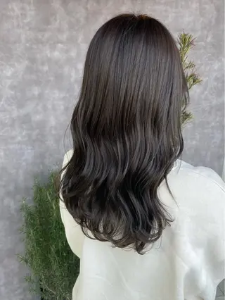 セミロング 竹田 紀美のヘアスタイル