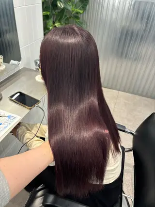 セミロング emi 韓国ワンホンヘアのヘアスタイル