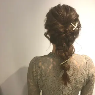 ロング ヘアアレンジ しのはら まどかのヘアスタイル