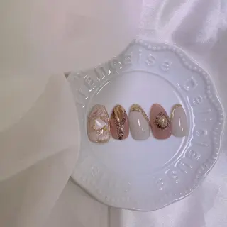 カラー ネイル 𓂃🦢Aurora Swan🌙𓂃のネイルデザイン