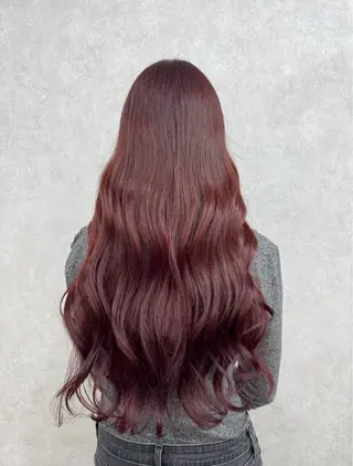 ロング カラー 🍎暖色カラーで大人 可愛く🍒齋藤すみれのヘアスタイル