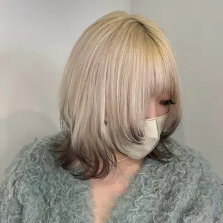 ミディアム カラー Ren. 🦋デザインカラーのヘアスタイル