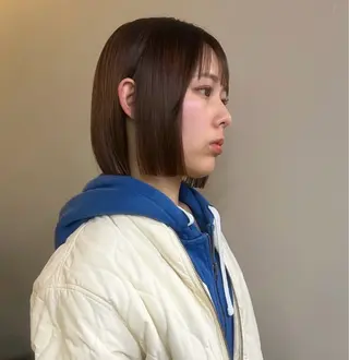 ショート 似合わせボブ/ 透明感カラー🪽のヘアスタイル