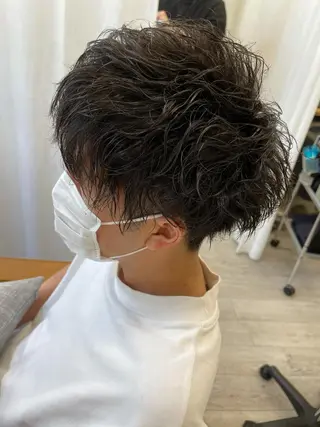 ショート パーマ メンズ メンズ専門 Stylist吉川のヘアスタイル