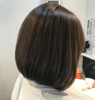 ミディアム 艶カラー✨髪質改善✨ hanaのヘアスタイル