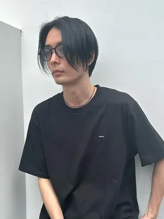 ショート カラー パーマ メンズ ✨顔まわりカット ✨渋谷人気No.1✨のヘアスタイル