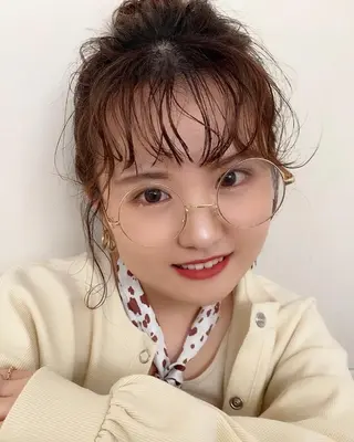 ロング ヘアアレンジ 志賀 あずみのヘアスタイル